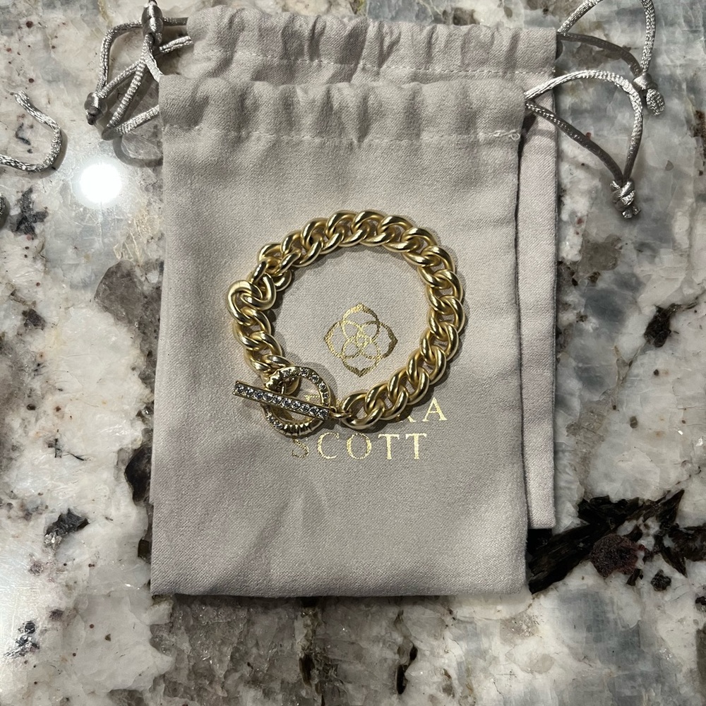 Whitley chain bracelet size S/M Kendra Scott.